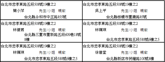 郵遞標籤
