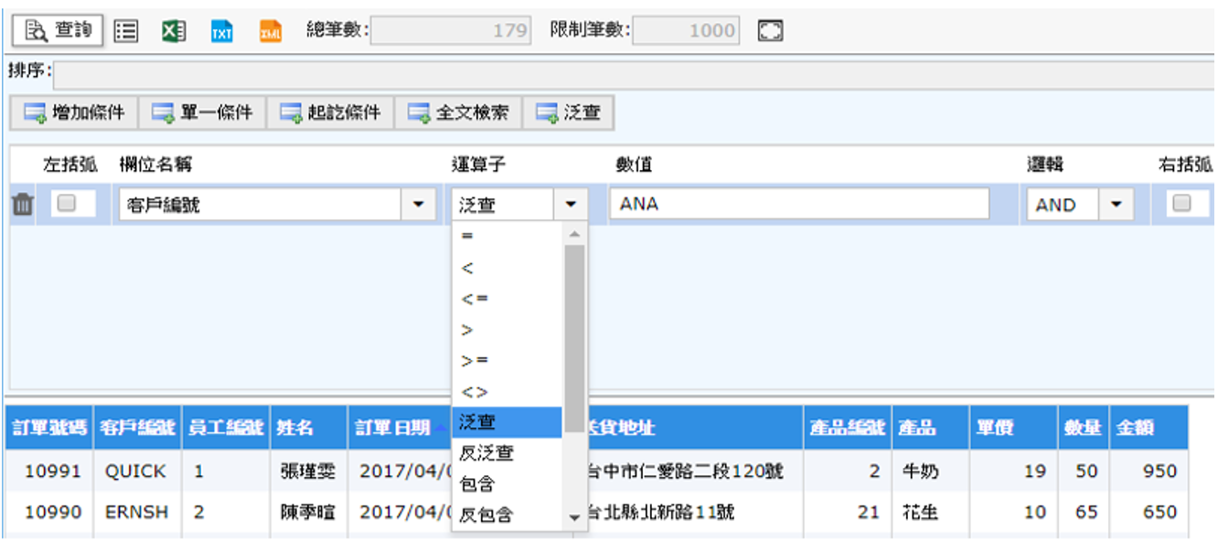 條件設定環境